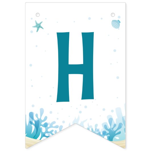 Onder het zee bunting banner (Tweede vlag)