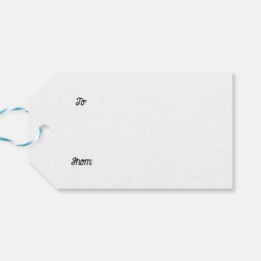 Onder het Zee Cadeaulabel (Achterkant Horizontaal)