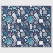 Onder het Zee Cadeaupapier (Vlak)