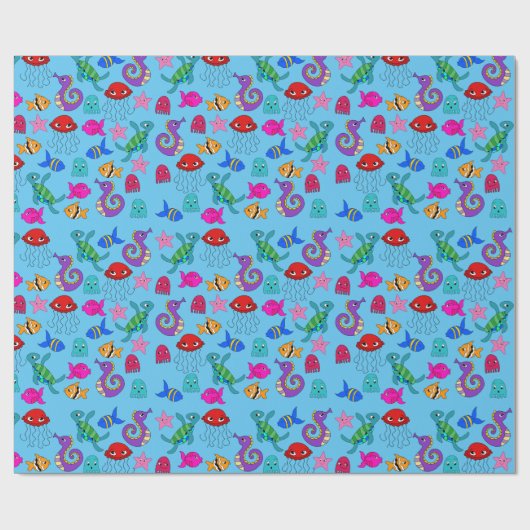 Onder het Zee Cadeaupapier (Vlak)