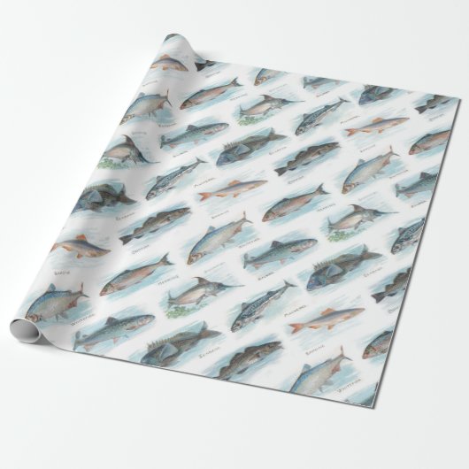 Onder het Zee Cadeaupapier (Uitgerold)