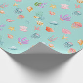 Onder het Zee Cadeaupapier (Hoek)