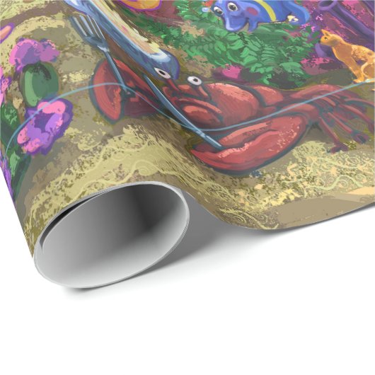 Onder het Zee Cadeaupapier (Rol Hoek)