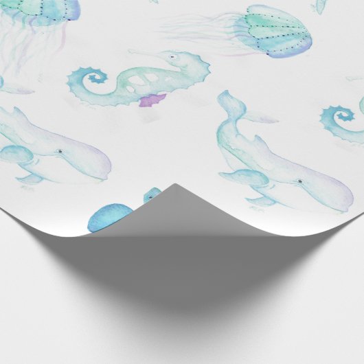 Onder het Zee Cadeaupapier (Hoek)