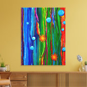 Onder het Zee Canvas Afdruk (Insitu (Woonkamer))