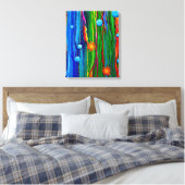 Onder het Zee Canvas Afdruk (Insitu (Slaapkamer))