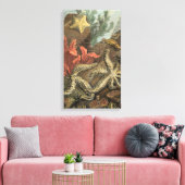 Onder het Zee Canvas Afdruk (Insitu (Woonkamer))