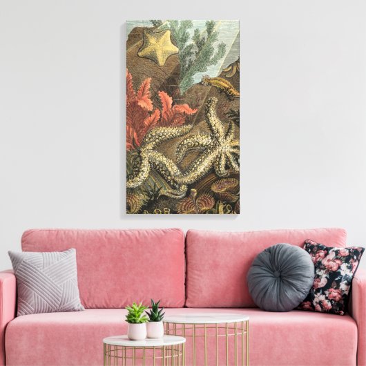 Onder het Zee Canvas Afdruk (Insitu (Woonkamer))