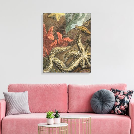 Onder het Zee Canvas Afdruk (Insitu (Woonkamer))