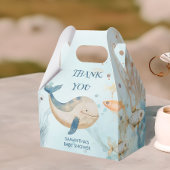 Onder het Zee Coral and Whale Baby shower Bedankdoosjes