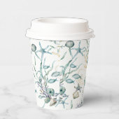 Onder het Zee Coral Reef Paper Cups Papieren Bekers (Rechts)