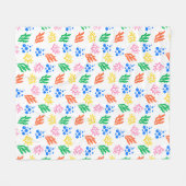 Onder het Zee Coral Seamless Pattern - Dekens (Voorkant (Horizontaal))