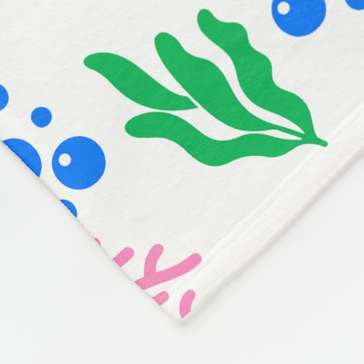 Onder het Zee Coral Seamless Pattern - Dekens (Hoek)