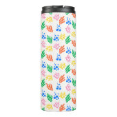 Onder het Zee Coral Seamless Pattern Thermosbeker (Achterkant)