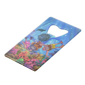 Onder het Zee Creditkaart Flessenopener (Voorkant Gekanteld)