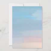 Onder het Zee Cute Dolphin Baby Boy Shower Kaart (Achterkant)