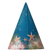 Onder het Zee Cute Shark Kind Birthday Feesthoedjes (Achterkant)