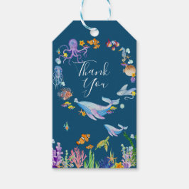 Onder het Zee dank ik u Cadeaulabel