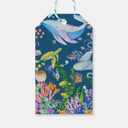 Onder het Zee dank ik u Cadeaulabel (Achterkant)