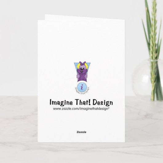 Onder het Zee dank u kaarden Bedankkaart (Achterkant)