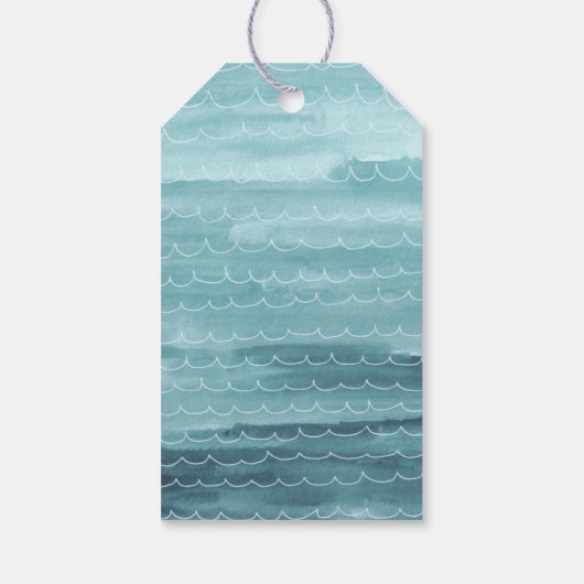 Onder het Zee Dank u Labels Cadeaulabel (Achterkant)