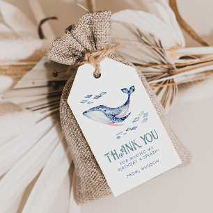 Onder het Zee Dank u Labels Cadeaulabel