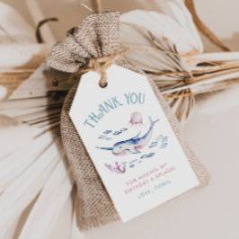 Onder het Zee Dank u Labels Cadeaulabel