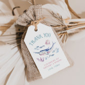 Onder het Zee Dank u Labels Cadeaulabel