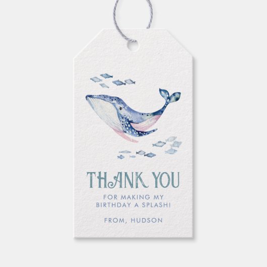 Onder het Zee Dank u Labels Cadeaulabel (Voorkant)