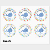 Onder het Zee Dank u Sticker Party Favor (Vel)