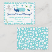 Onder het Zee denk je hoeveel spel Informatiekaartje (Voorkant / Achterkant)