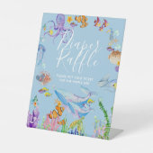 Onder het Zee Diaper Raffle Reclamebord Met Voetstuk (Voorkant)