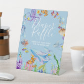 Onder het Zee Diaper Raffle Reclamebord Met Voetstuk (Insitu)