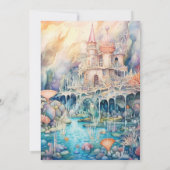 Onder het Zee Dieren Baby shower Kaart (Achterkant)