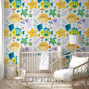 Onder het Zee Dieren Behang
