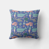 Onder het Zee Dieren Patroon Kussen (Achterkant)
