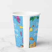 Onder het Zee Dieren Schattige Kids Verjaardagsfee Papieren Bekers (Rechts)