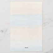 Onder het Zee Dolfijn Gepersonaliseerd 2 Briefpapier (Achterkant)