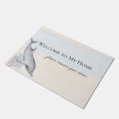 Onder het Zee Dolfijn Gepersonaliseerd 2 Deurmat (Schuin)