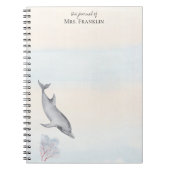 Onder het Zee Dolfijn Gepersonaliseerd 2 Notitieboek (Voorkant)