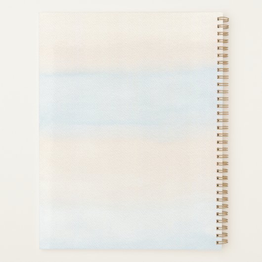 Onder het Zee Dolfijn Gepersonaliseerd 2 Planner (Achterkant)