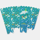 Onder het zee dolfijnen en jongen verjaardagsfeest bedankdoosjes (Ongevouwen)