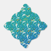 Onder het zee dolfijnen en jongen verjaardagsfeest bedankdoosjes (Uitgevouwen)