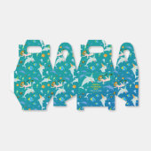 Onder het zee dolfijnen en meisje Verjaardagsfeest Bedankdoosjes (Uitgevouwen)