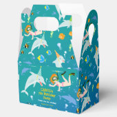 Onder het zee dolfijnen en meisje Verjaardagsfeest Bedankdoosjes (Geopend)