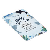 Onder het Zee Dolphin Shark Whales Verjaardag Kind Magneet (Rechterzijde)