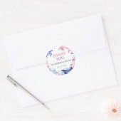 Onder het Zee Dolphin Sticker Labels Verjaardag (Envelop)