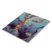 "Onder het Zee" door Viriginia Frances Sterrett Tegeltje (Zijkant)