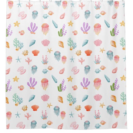 Onder het Zee Douchegordijn (Voorkant)