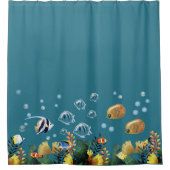 Onder het Zee Douchegordijn (Voorkant)